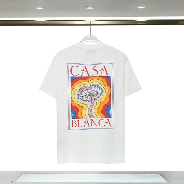 Casablanca Psychedelic Mushroom T-Shirt White