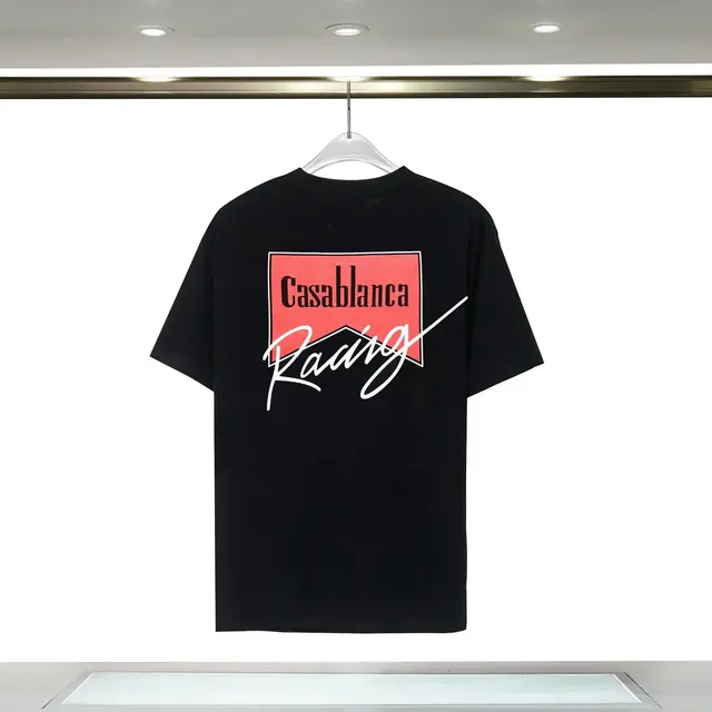 Casablanca Racing Graphic T-Shirt Black