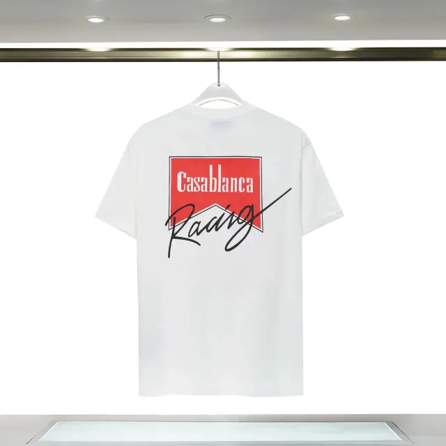 Casablanca Racing Graphic T-Shirt White