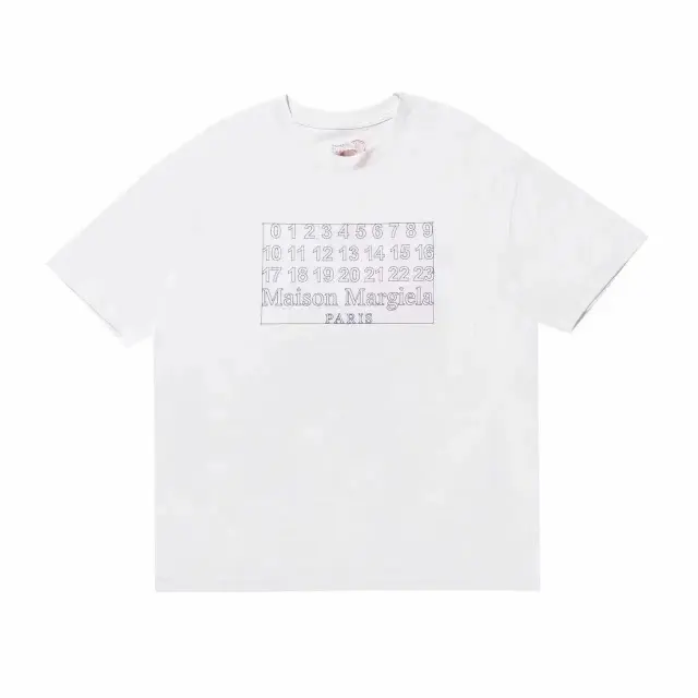 Maison Margiela Numeric Box White T-Shirt