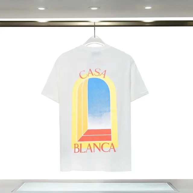 Casablanca Arch Logo White T-Shirt