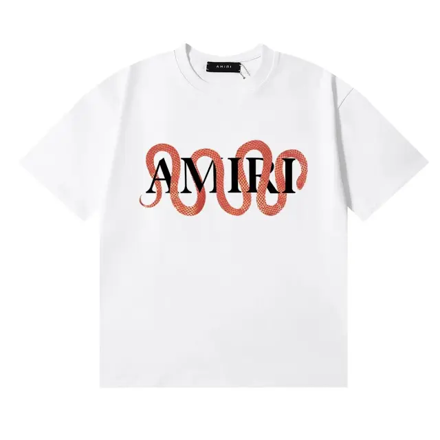 Amiri Snake Logo White T-Shirt
