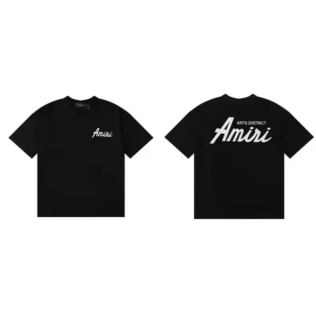 Amiri Arts District Script Black T-Shirt