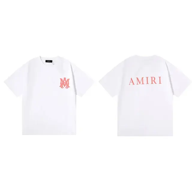Amiri MA Core Logo T-Shirt White Pink
