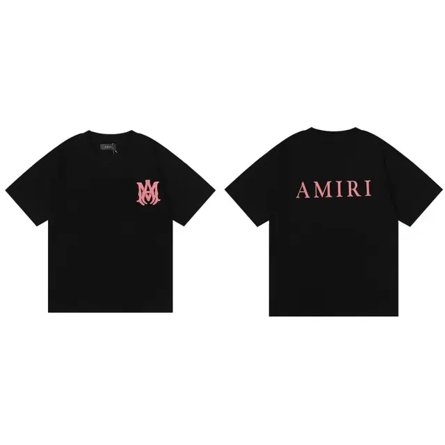 Amiri MA Core Logo T-Shirt Black Pink