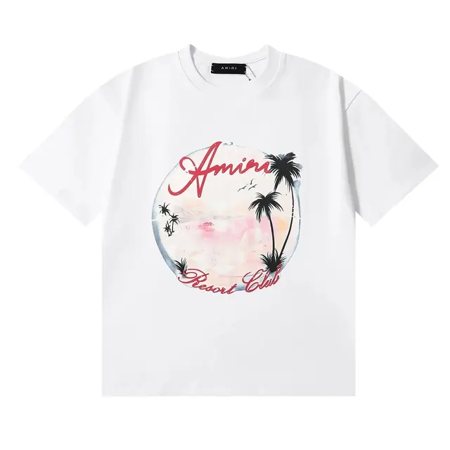 Amiri White Resort Club T-Shirt