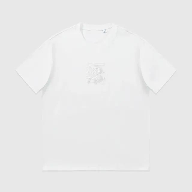 Burberry EKD Embroidered T-Shirt White