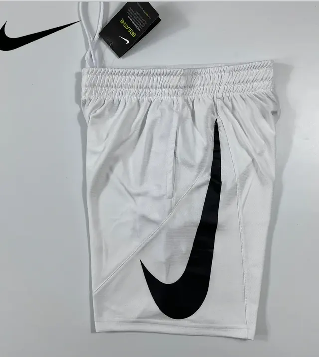 Nike Basketball Shorts White and Black