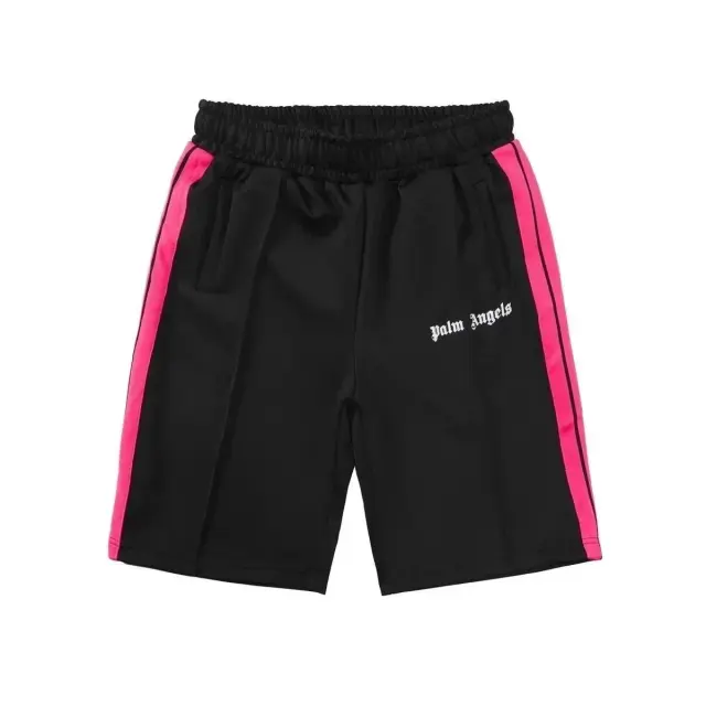 Palm Angels Classic Track Shorts Black / Pink