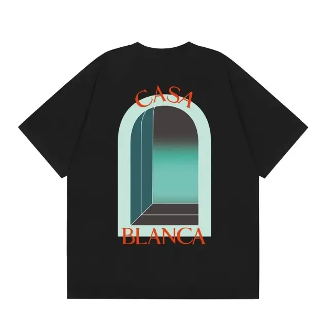 Casablanca Arch Graphic Black T-Shirt