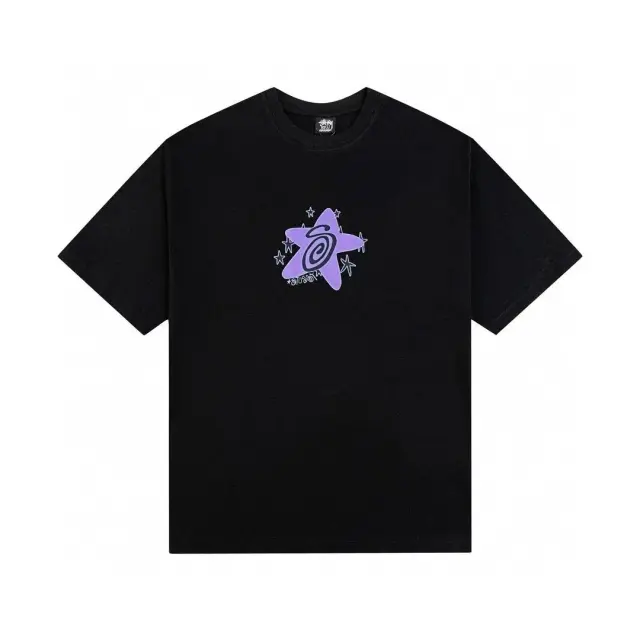 Stussy Star Logo T-Shirt Black