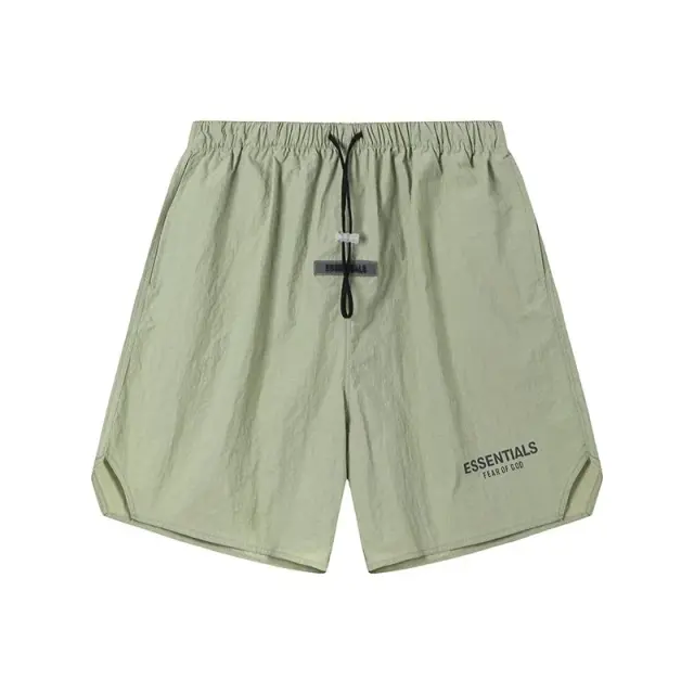 Fear of God Essentials Nylon Shorts Sage