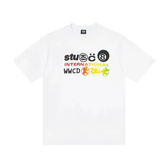 Stussy International 8 Ball White T-Shirt
