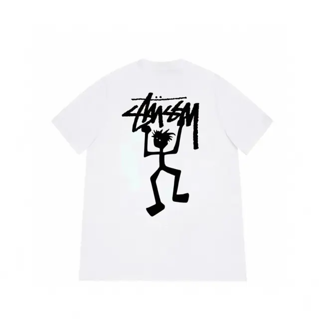 Stussy Stickman White T-Shirt