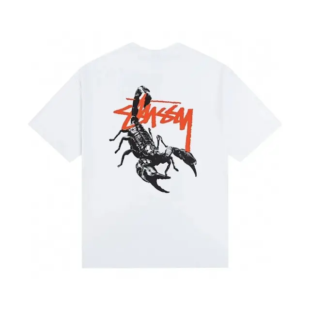 Stussy Scorpion White T-Shirt