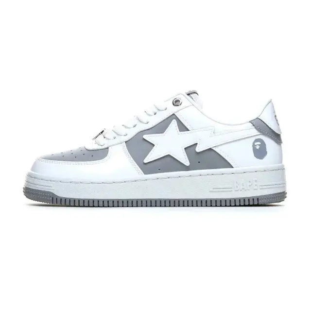 A Bathing Ape BAPE STA Low Grey White