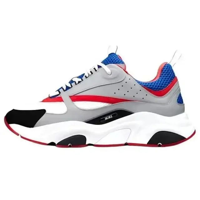 Dior B22 White Gray Red Sneaker