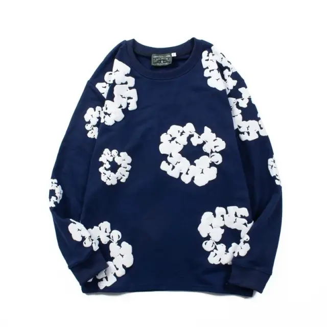 Denim Tears Cotton Wreath Sweatshirt Sapphire Blue