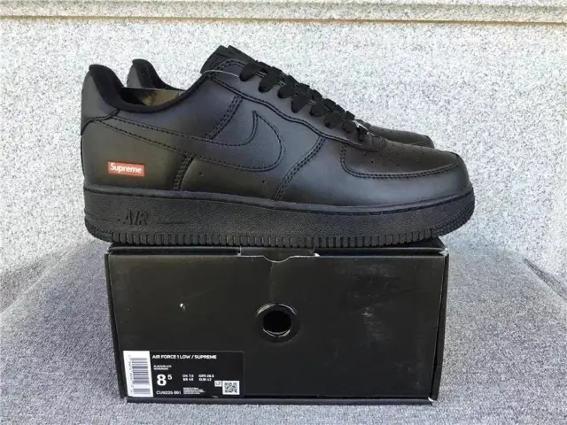 Nike x Supreme Nike Air Force 1 Low x Supreme Black