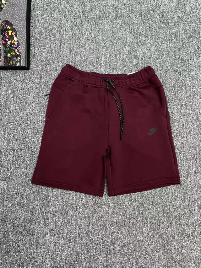 Nike Sportswear Tech Fleece Shorts Burgundy Dark Beetroot
