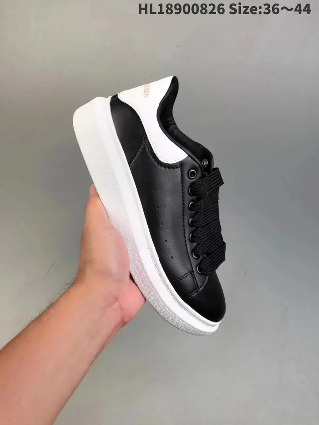 Alexander McQueen Oversized Black White Sole