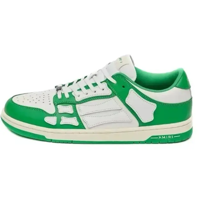 Amiri Skel Top Low Green and White