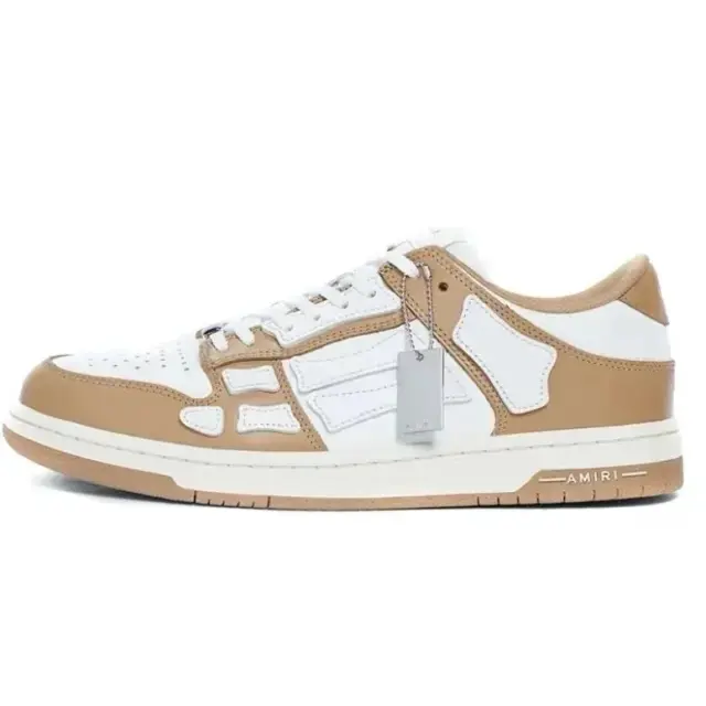 AMIRI Skel Top Low Tan White