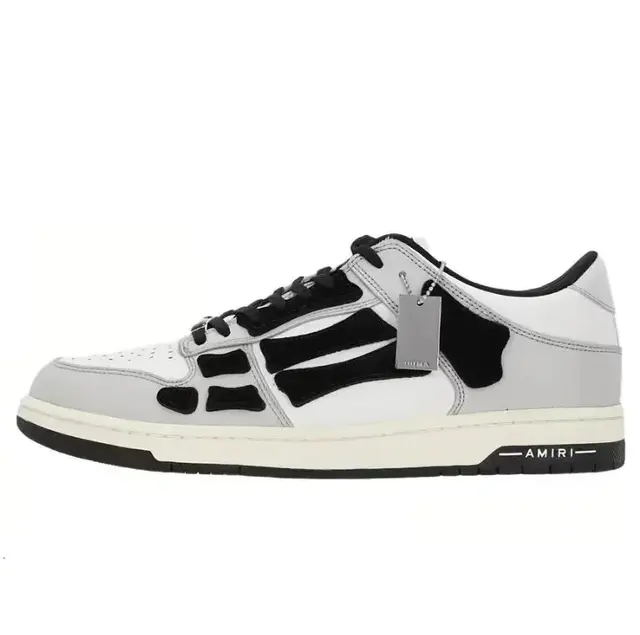 AMIRI Skel Top Low Grey and Black