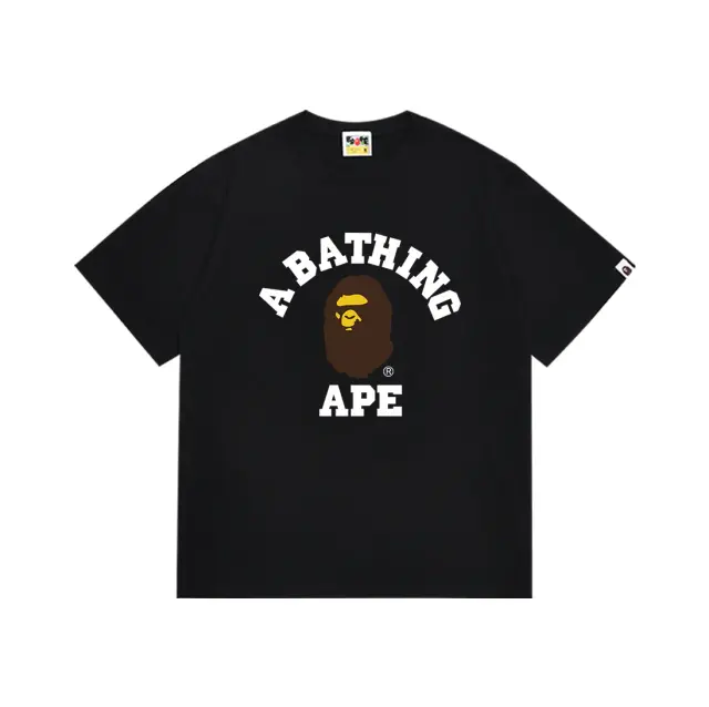 A Bathing Ape College T-Shirt Black