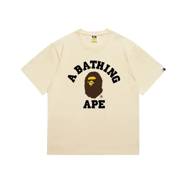A Bathing Ape College Tee Apricot