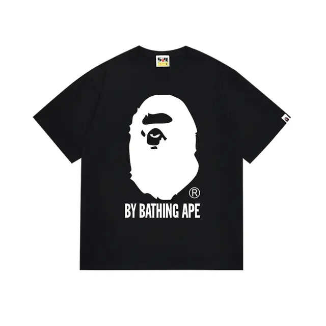 A Bathing Ape By Bathing Ape Black Tee