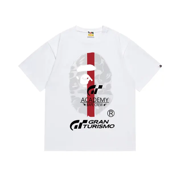 A Bathing Ape x Gran Turismo Academy White T-Shirt