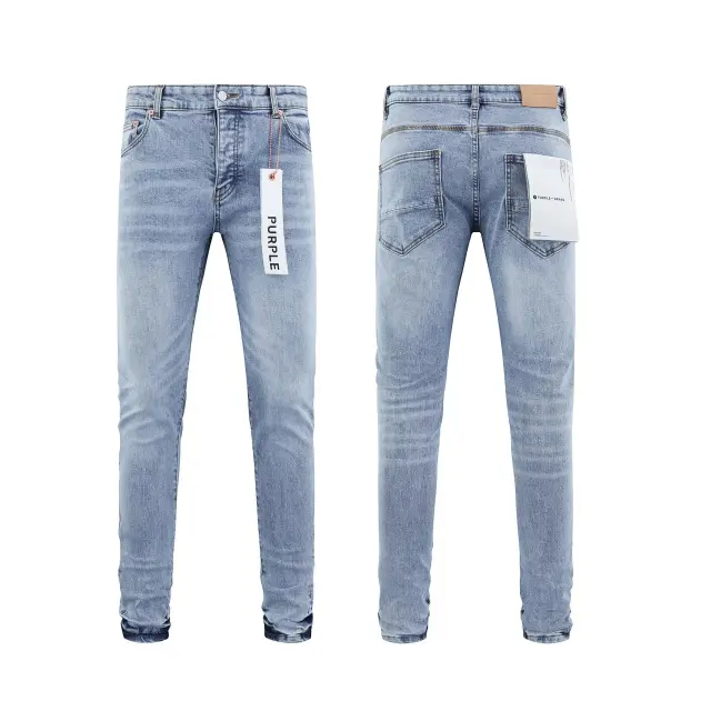 Purple Brand Clean Wash Jeans Light Blue