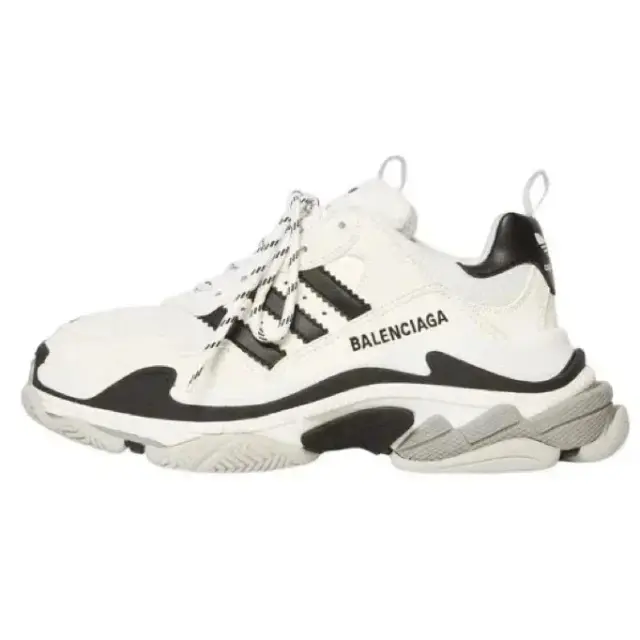Balenciaga Triple S White Black