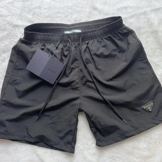 Prada Re-Nylon Swim Shorts Black