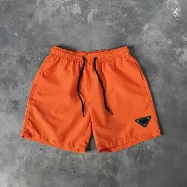 Prada Re-Nylon Swim Shorts Orange