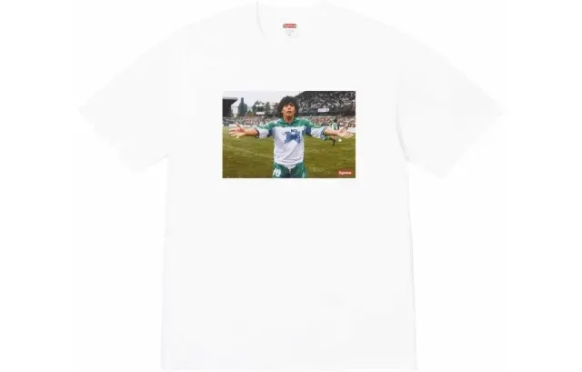 Supreme Maradona Tee White