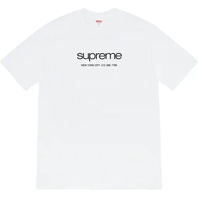 Supreme Shop Tee White