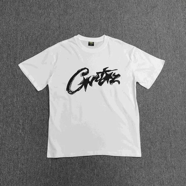 Corteiz Brush Script Logo T-Shirt White