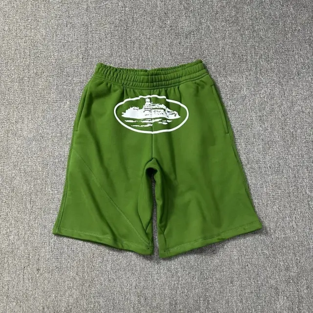 Corteiz Island Shorts Green