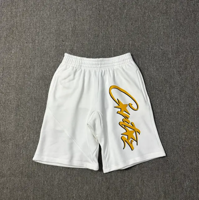 Corteiz Shorts White Yellow