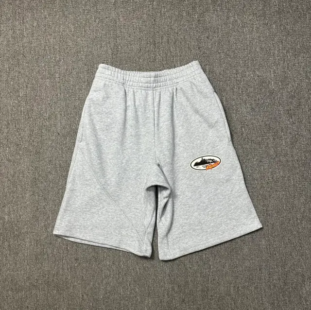 Corteiz Shorts Grey Orange