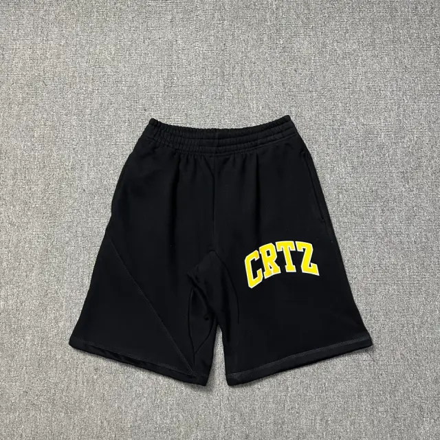 Corteiz CRTZ Sweatshorts Black Yellow