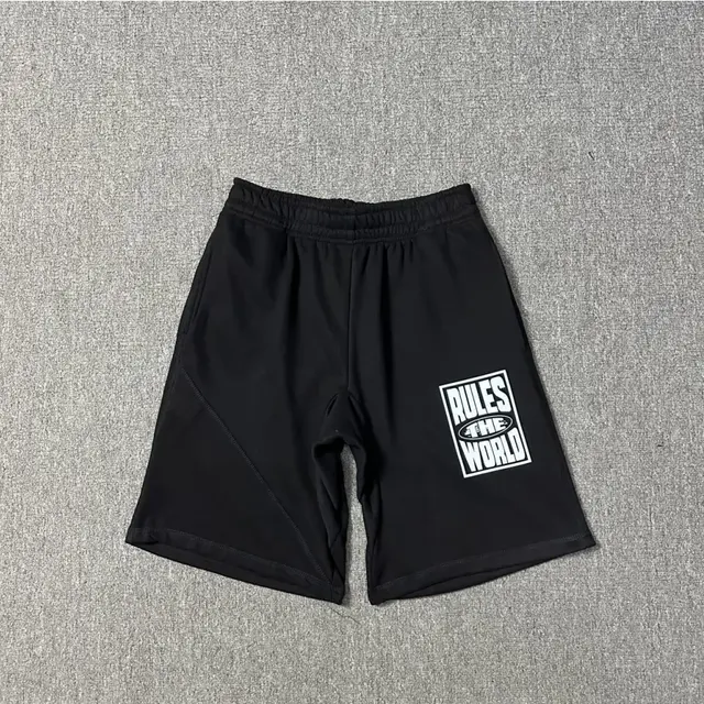 Corteiz Rules The World Black Shorts