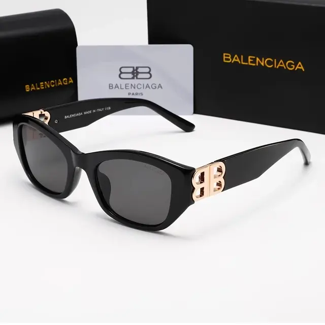 Balenciaga Dynasty Cat-Eye Sunglasses 'Black'