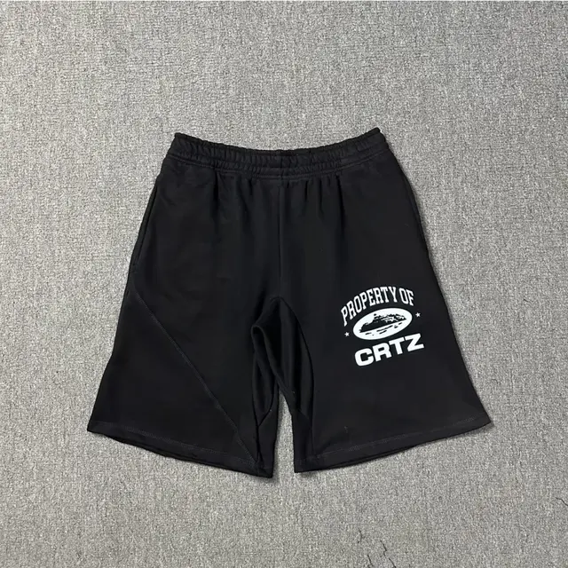Corteiz Property of CRTZ Shorts Black