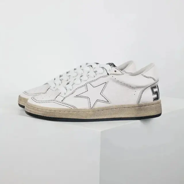 Golden Goose Ball Star White Black