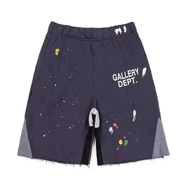 Gallery Dept. Painted Fleece Shorts Dark Gray