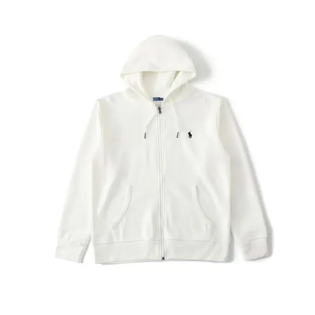 Polo Ralph Lauren Zip-Up Hoodie White