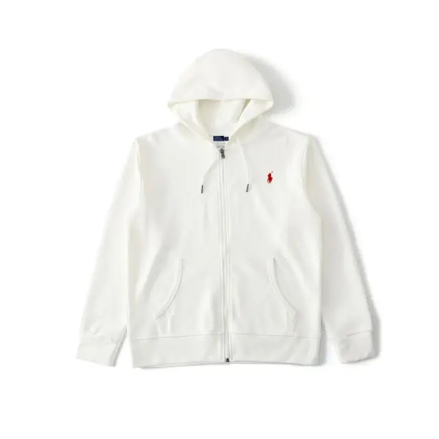 Polo Ralph Lauren Zip-Up Hoodie White
